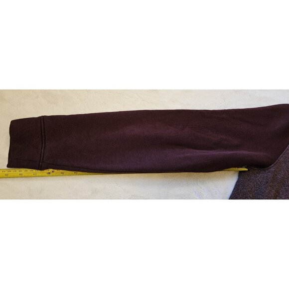 Calvin Klein Jacket Mens Medium Burgundy Red Zip Knit Casual Lightweight Classic - Picture 10 of 10